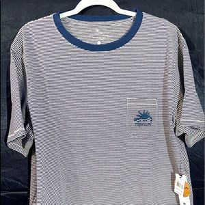 Rip curl men’s striped Navy Striped T-shirt